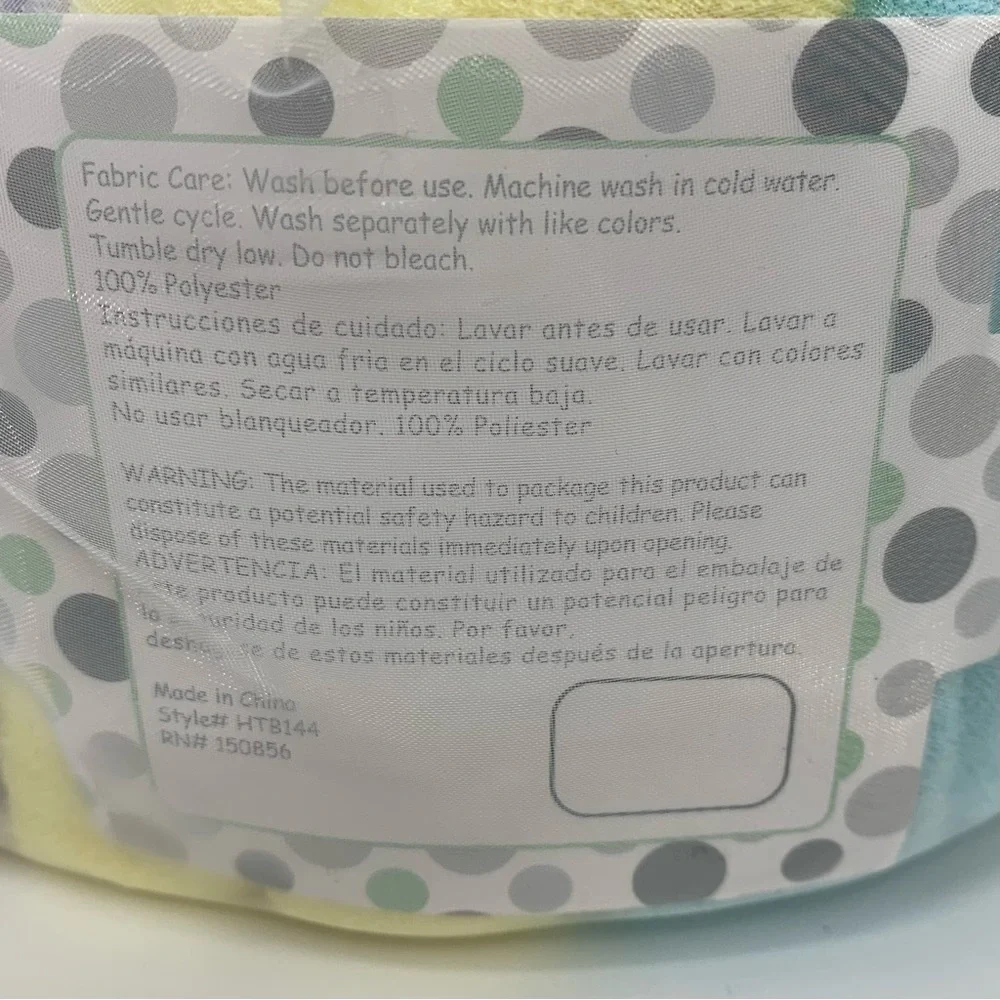 Zak & Zoey 24 Pack Giftable Washcloth Set Blue Yellow White Gray New Nwt